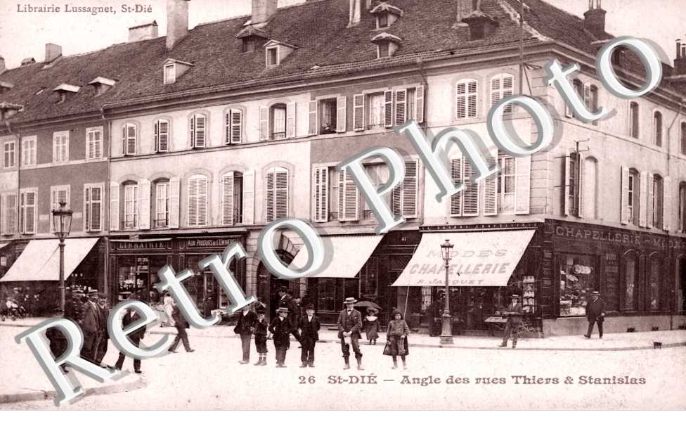 Angle des Rues Thiers et Stanislas