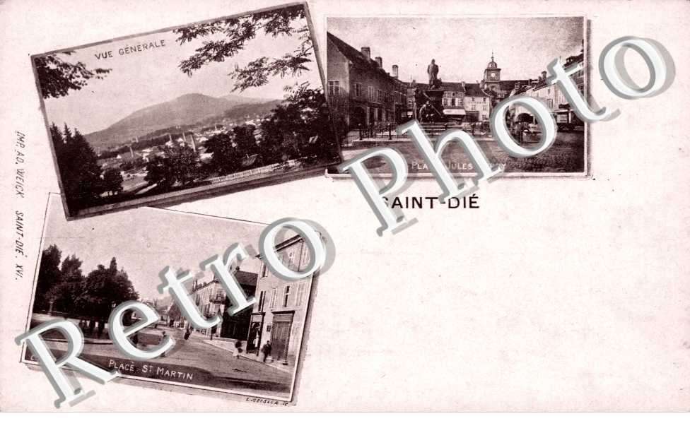 Vue Generale, Place Jules Ferry, Place Saint-Martin