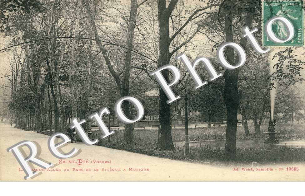la grande allee du parc