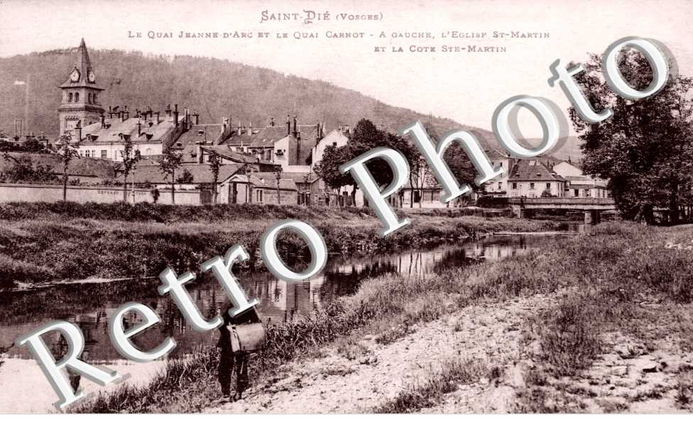 le Quai Jeanne d'Arc et le Quai Carnot, l'EGlise Saint-Martin et la Cote Saint-Martin