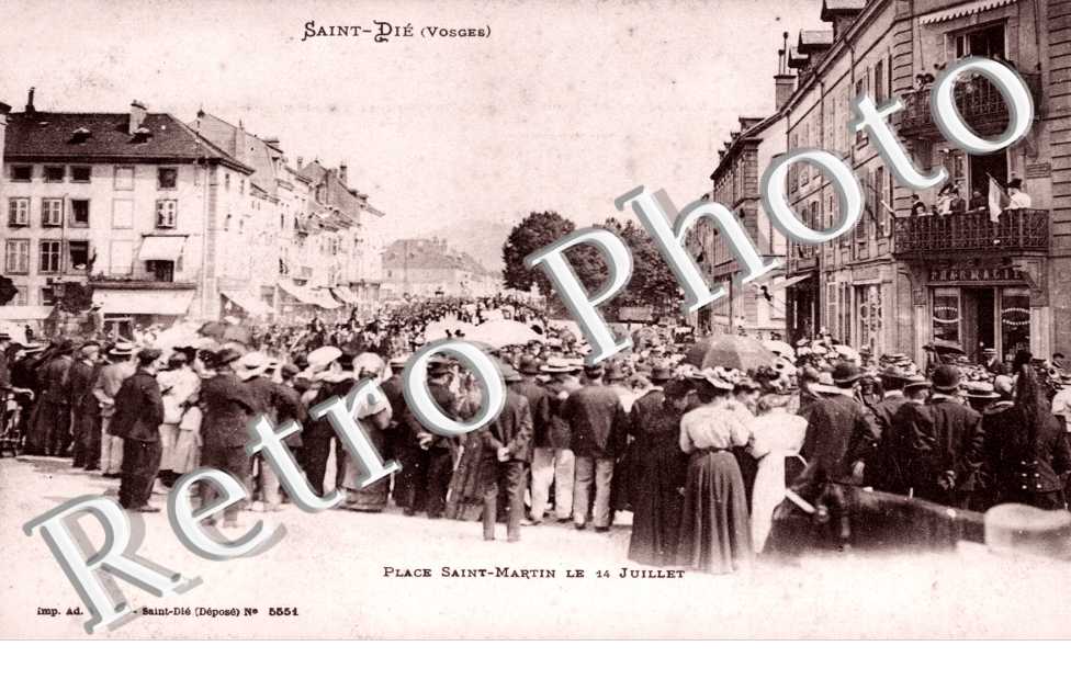 la Place Saint-Martin le 14 Juillet