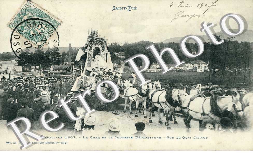Cavalcade 1907. Quai Carnot
