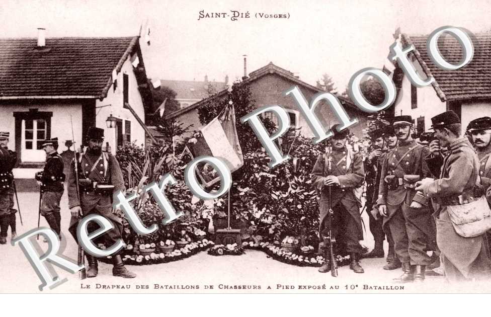 le drapeau des Bataillons de chasseurs a pied