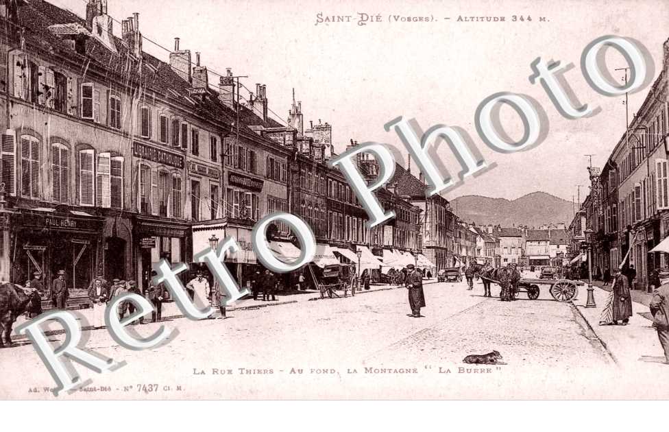 la Rue Thiers, la Montagne "la Burr"