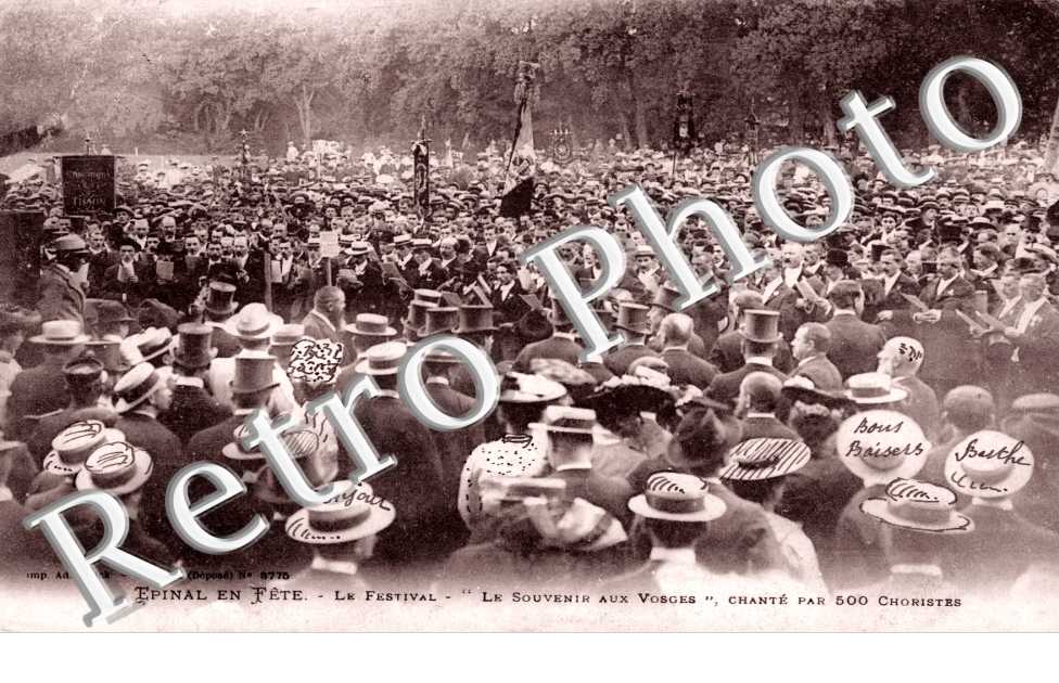 Le festival Le souvenir aux Vosges chante par 500 choristes