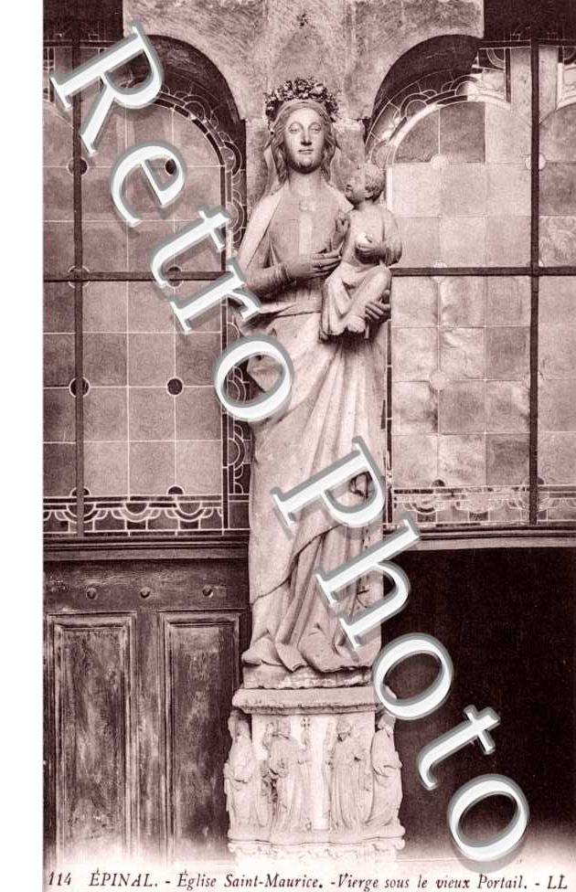 Eglise St Maurice - Vierge sous le vieux portail