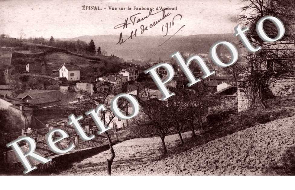 Vue sur le faubourg d&#039;Ambrail