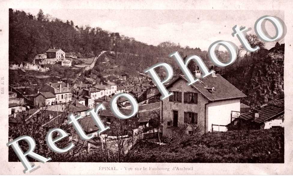 Vue sur le faubourg d&#039;Ambrail