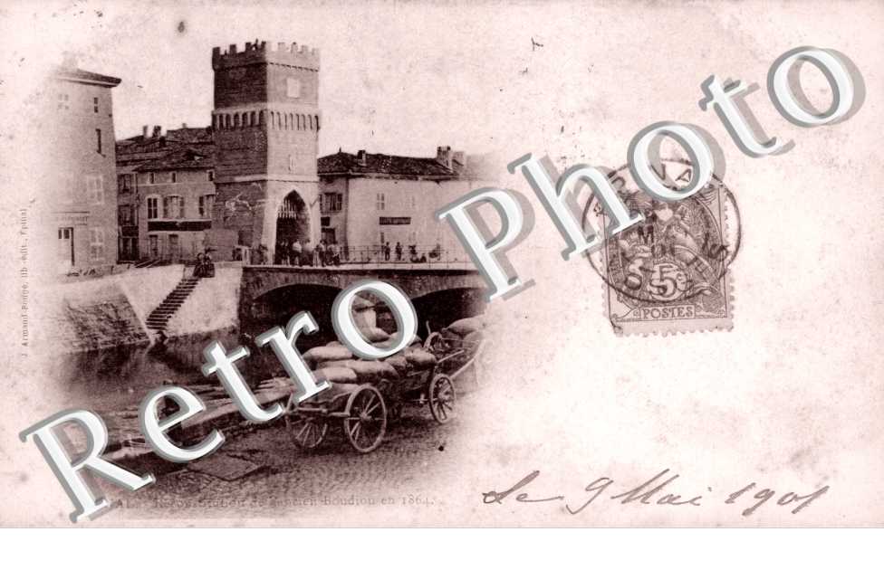 Reconstitution de l&#039;ancien Boudiou en 1864