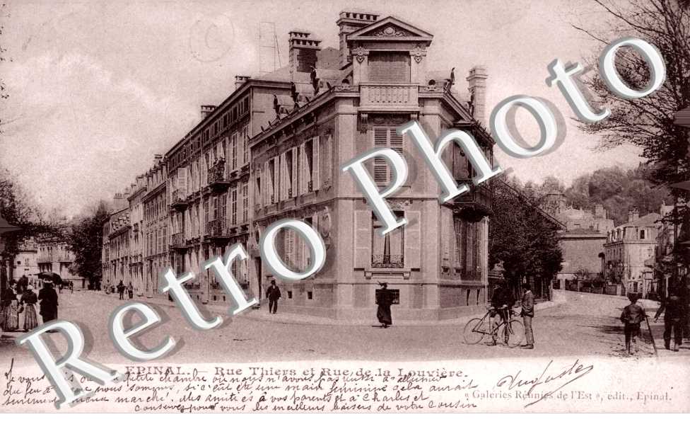 Rue Thiers et rue de la Louviere