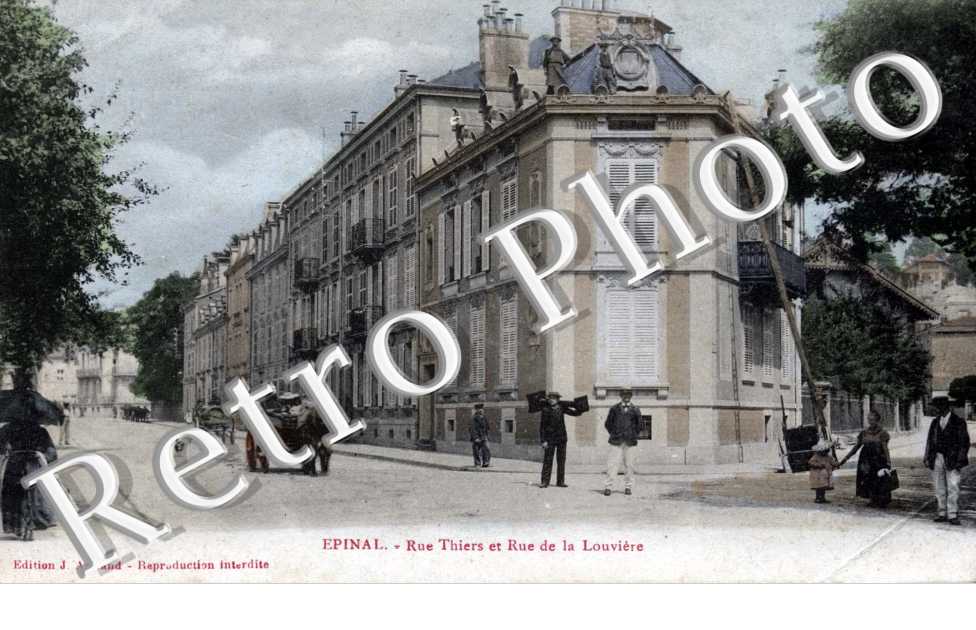 Rue Thiers et rue de la Louviere