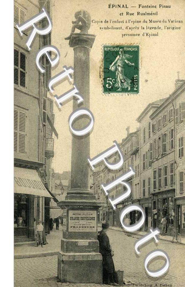 Fontaine Pinau et Rue Rualmenil