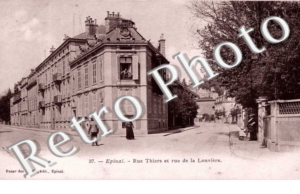 Rue Thiers et rue de la Louvière