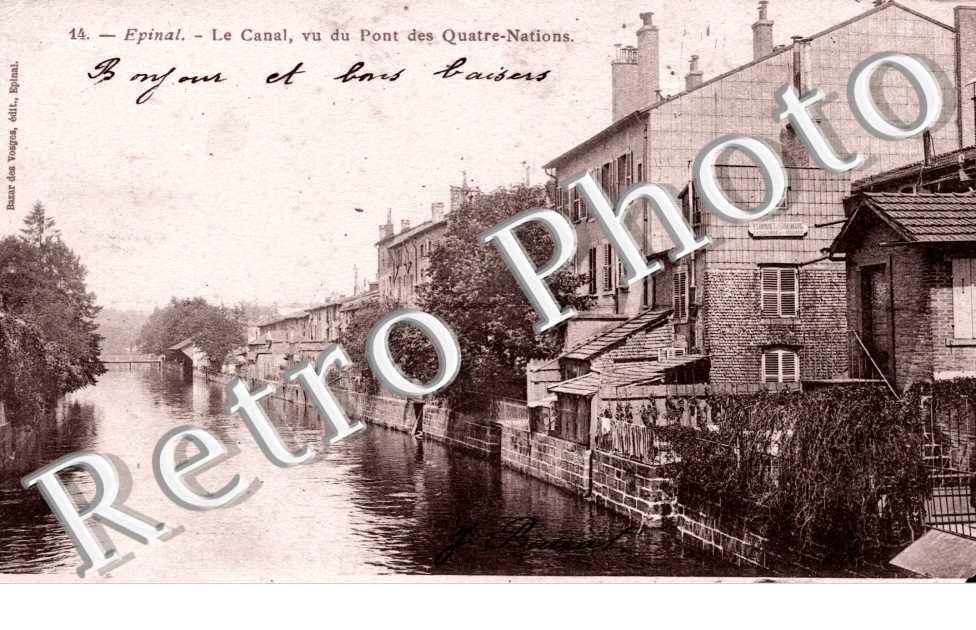 Le canal vu du pont des Nations 