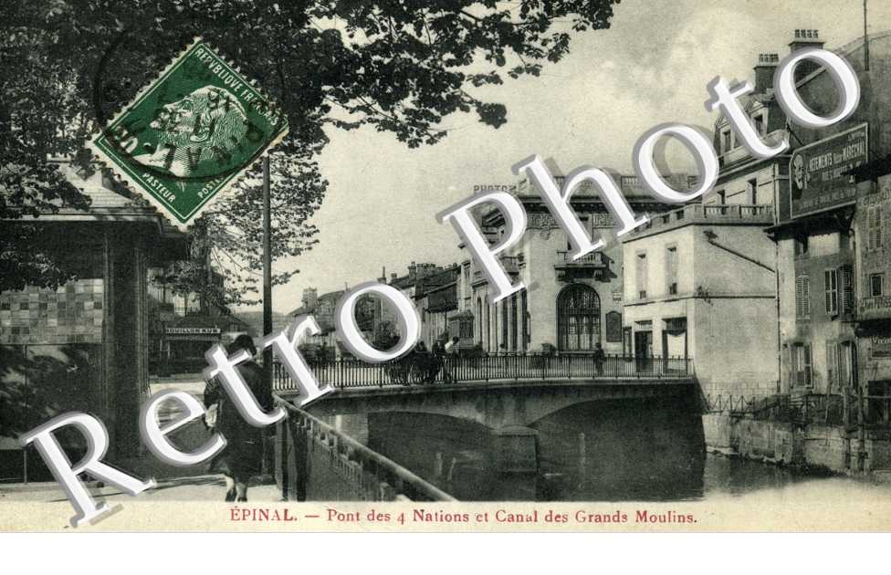 pont des Nations  et canal des Grands Moulins