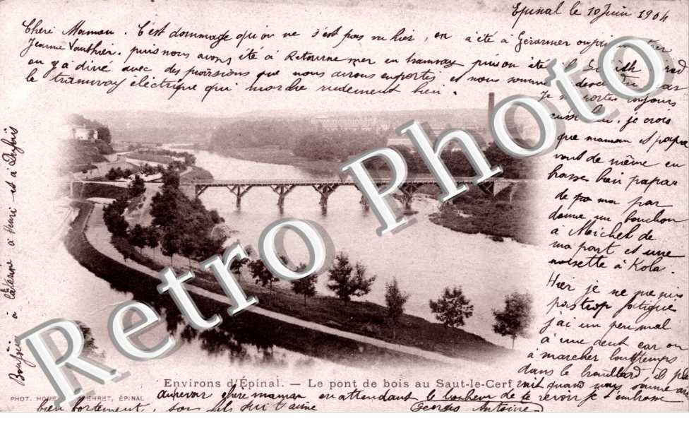 Le Pont de Bois au Saut le Cerf