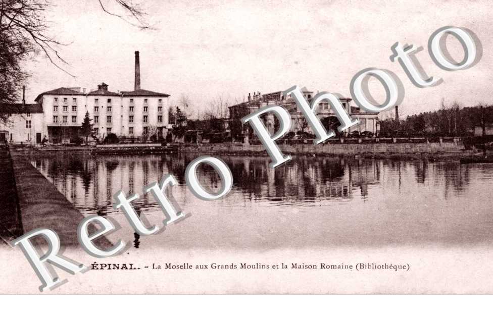 La Moselle aux Grands Moulins et la Maison Romaine