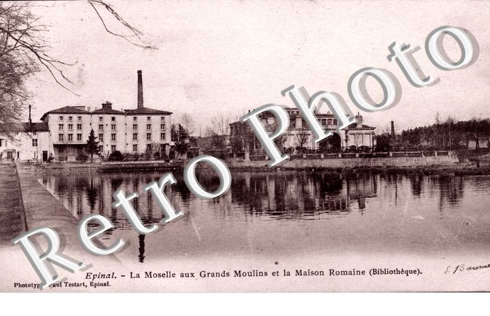 La Moselle aux Grands Moulins et la Maison Romaine
