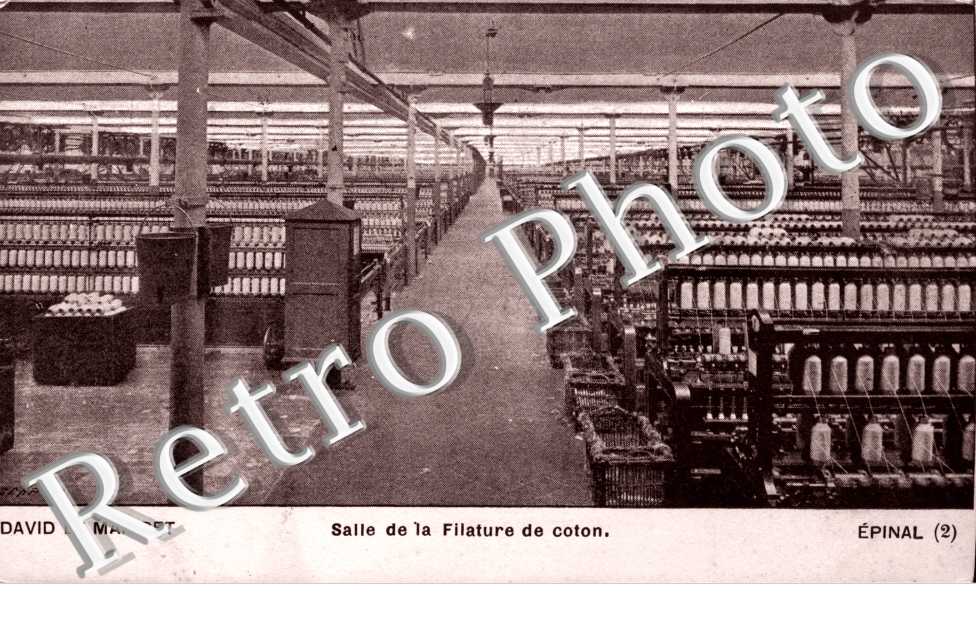 Salle de filature de coton - David et maigret