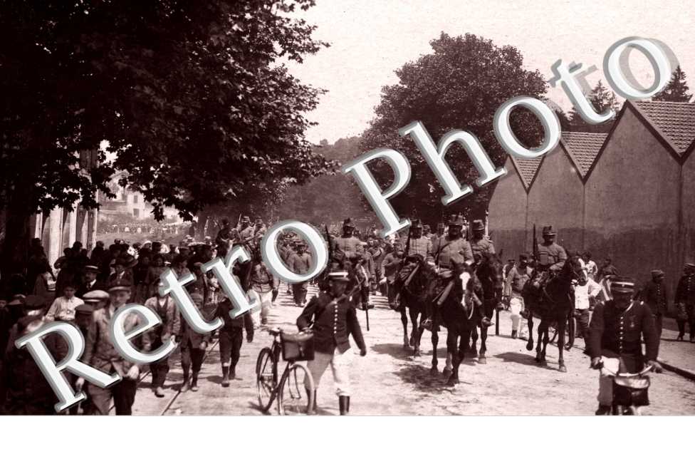 Arrivée de 400 prisonniers allemand en juillet 1915