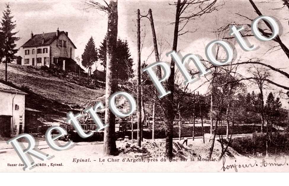le Char d'Argent pres du bac sur la Moselle