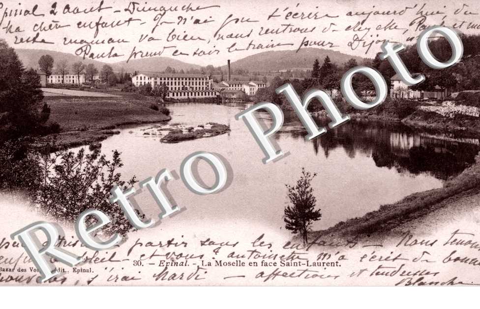 La Moselle en face de Saint Laurent