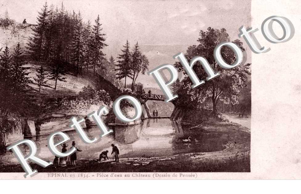 Piece d'eau au Chateau  (Dessin de Pensee)