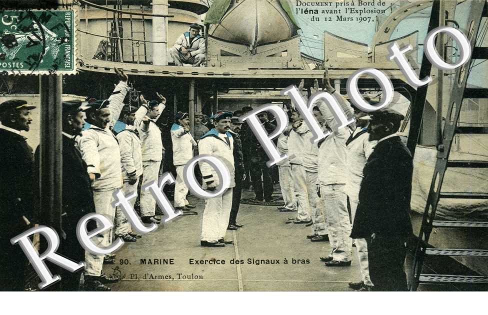 Marine, Exercice des Signaux a Bras