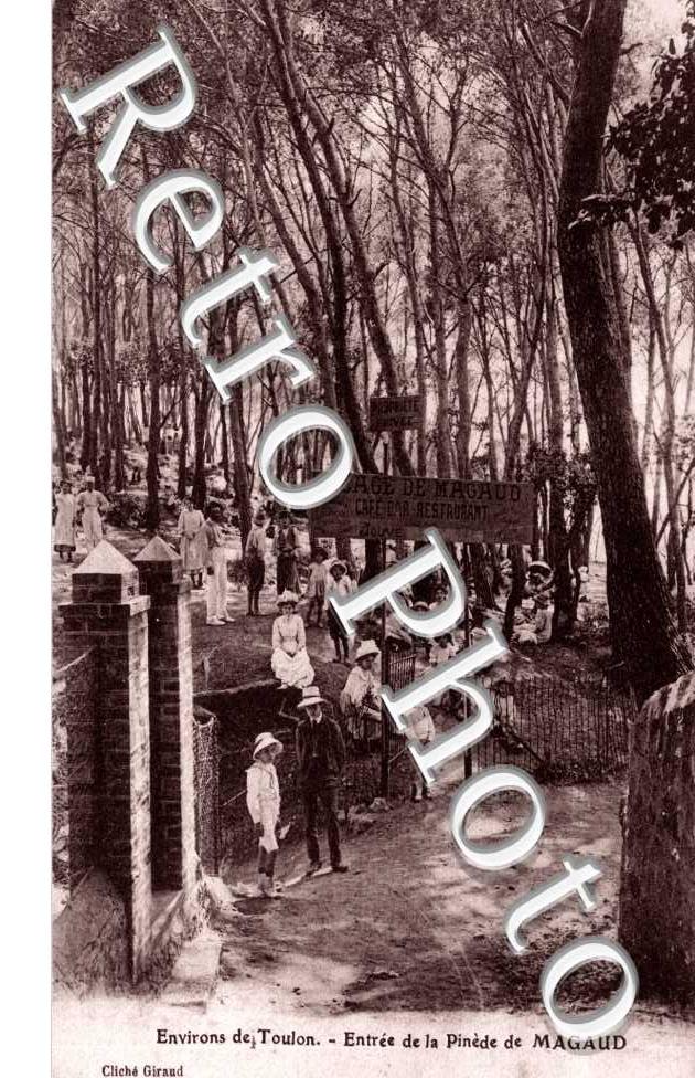 entree de la pinede de Magaud