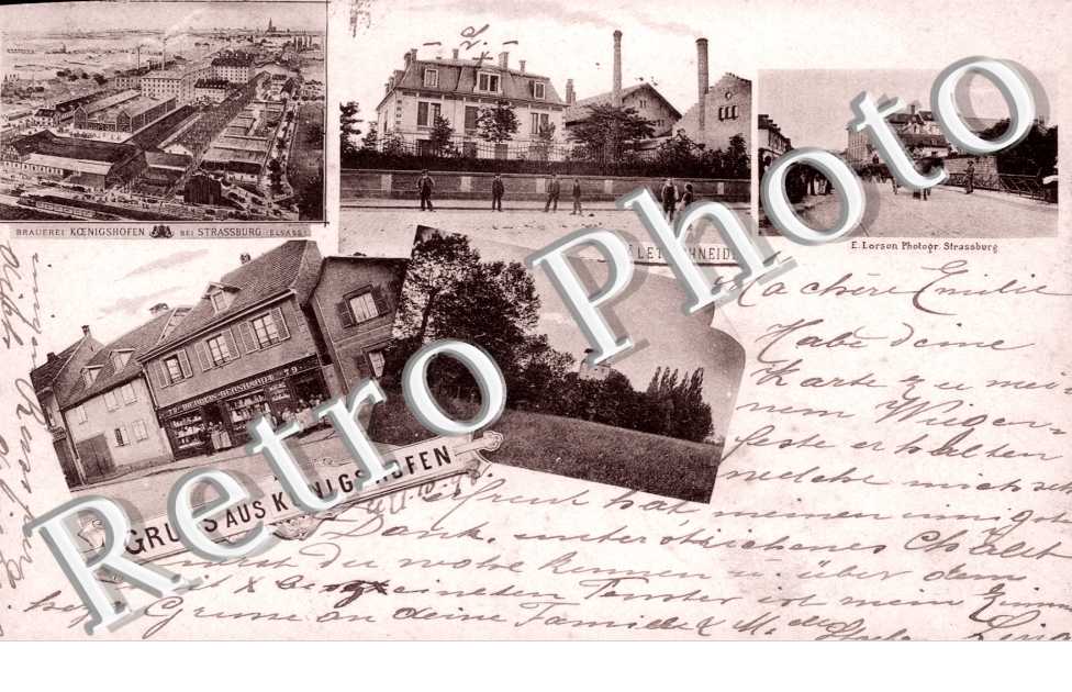 Chalet Schneider, Brauerei , Gruss aus Konighofen