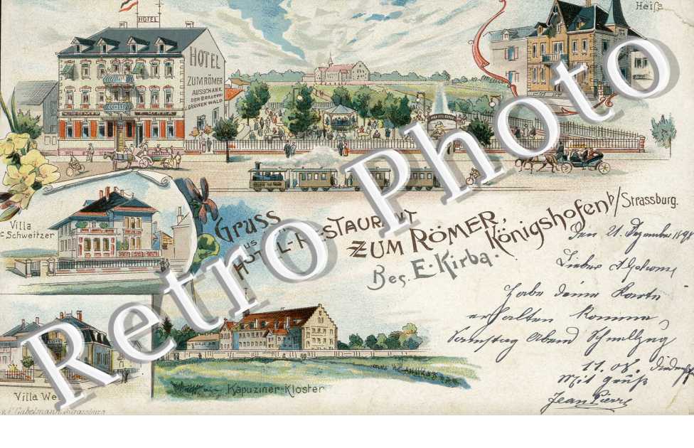 Konigshofen  Hotel Restaurant zum Romer  Bes.  E. Kirba