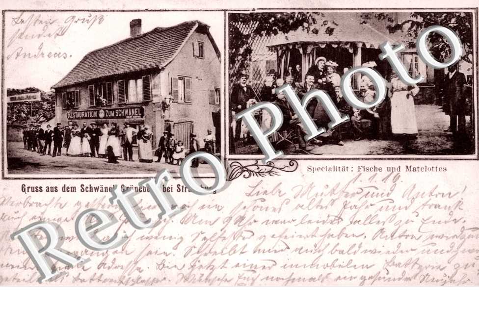 Gruss aus dem Schwanel, Gruneberg bei Strassburg