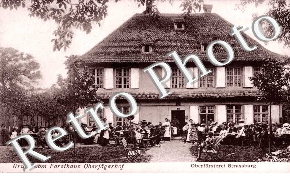 Gruss vom Fortshaus Oberjagerhof, Oberforsterei