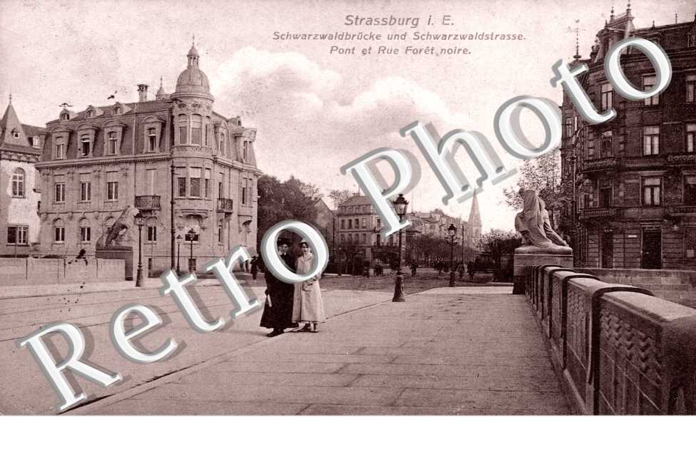 Schwarzwaldbrucke und Schwarzwaldstrasse - Pont et rue Forêt noire