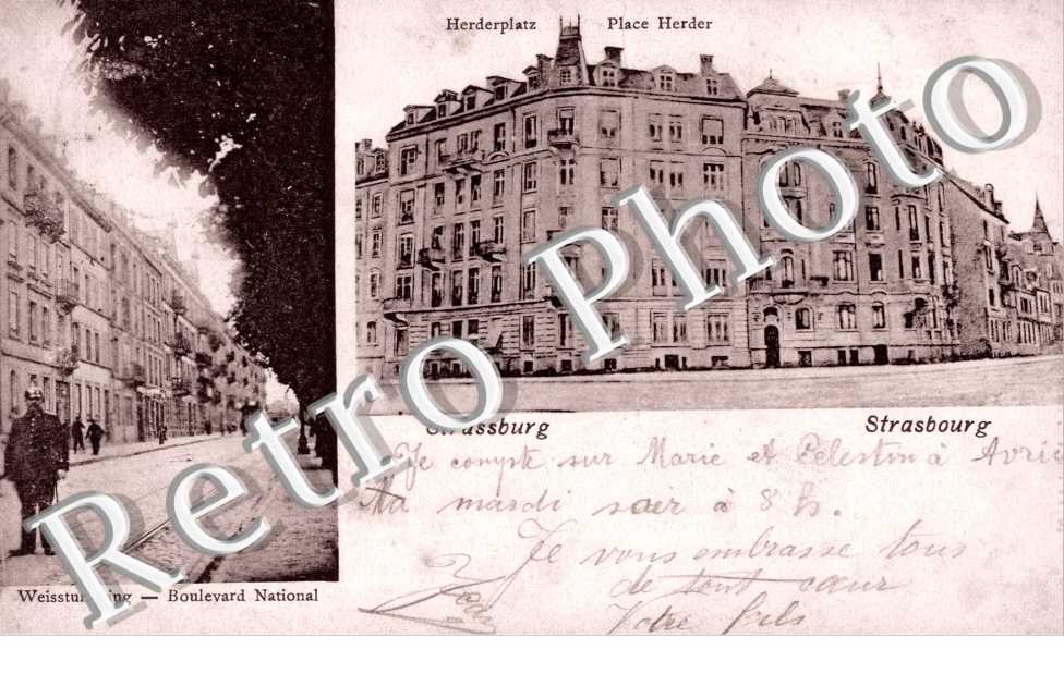Herderplatz, Weissturmring - Place Herder  Boulevard National