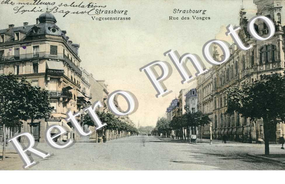 Vogesenstrasse - rue des Vosges