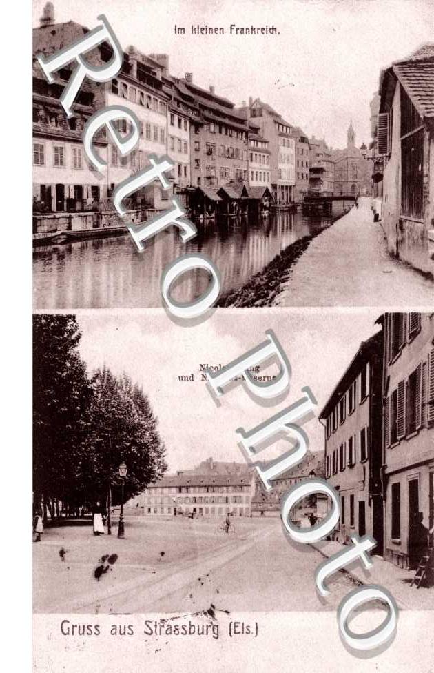Kleinen Frankreich, la Petite France - Nicolaus Ring und Nicolaus Kaserne