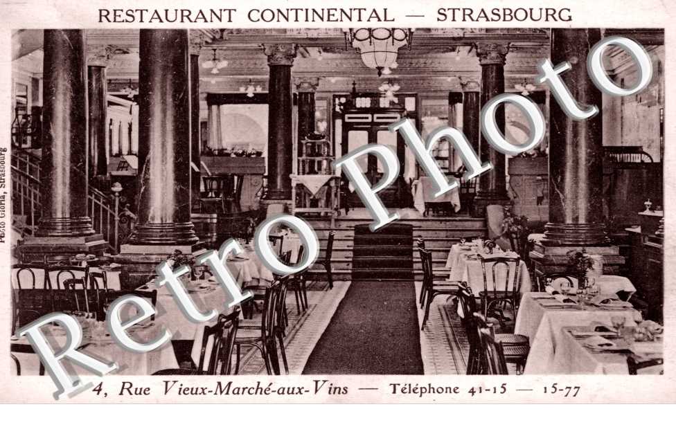 Restaurant Continental Rue du Vieux Marche-aux-Vins