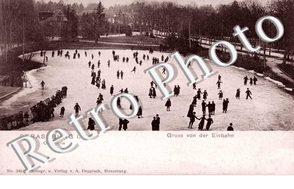 Gruss von der Eisbahn - Orangerie