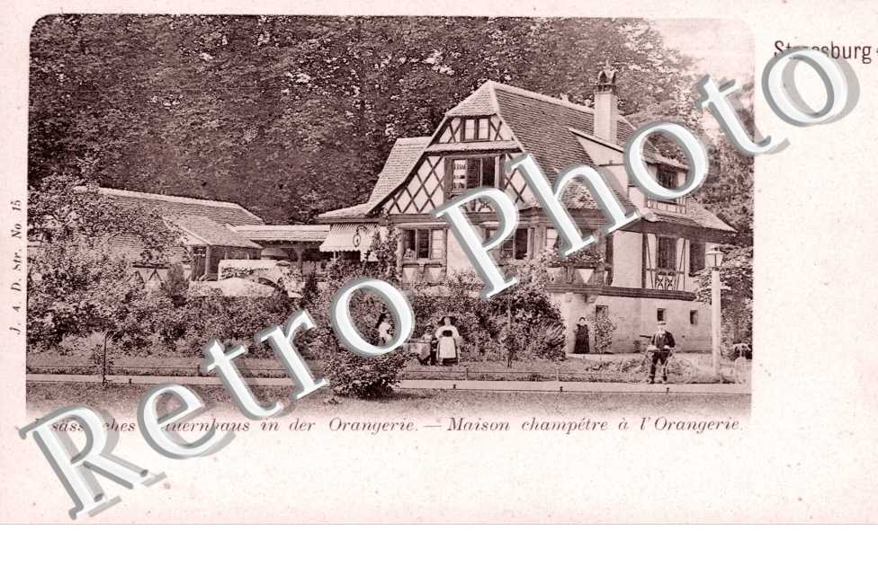 Elsassiches Bauernhaus in der Orangerie