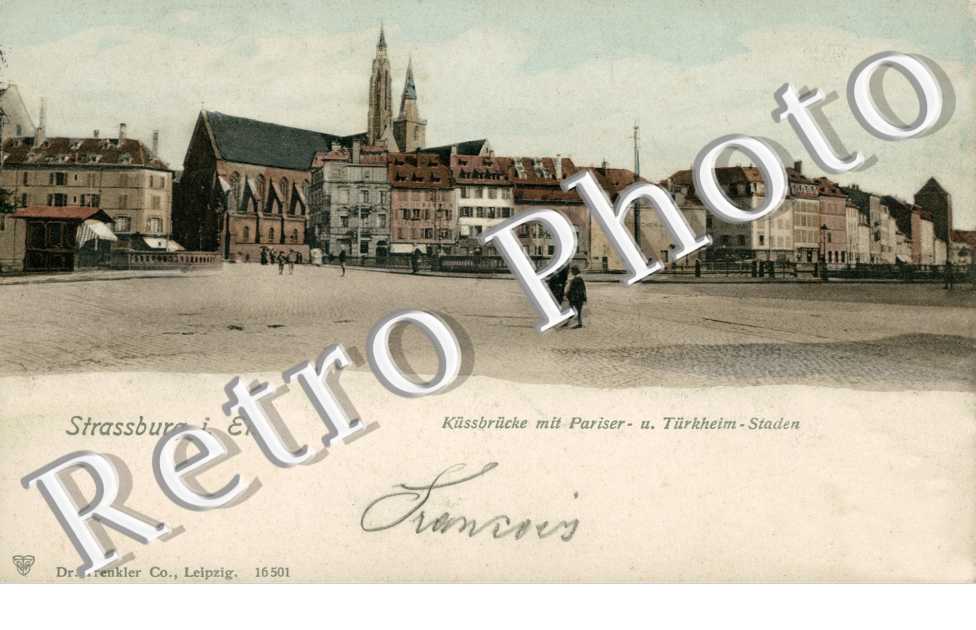 Kussbrucke mit Pariser, und Turkheim Staden