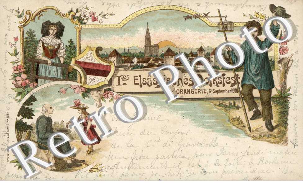 Erste Elsässisches Volksfest, Orangerie, 9 September 1900