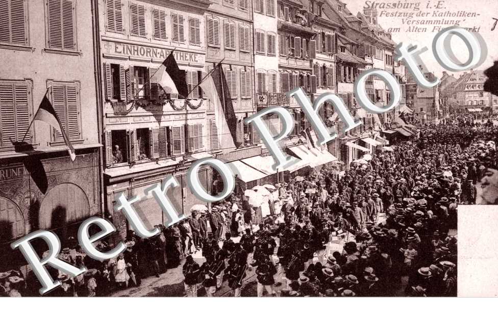 Festzug der Katholiken-Versammlung am Alten Fischmarkt