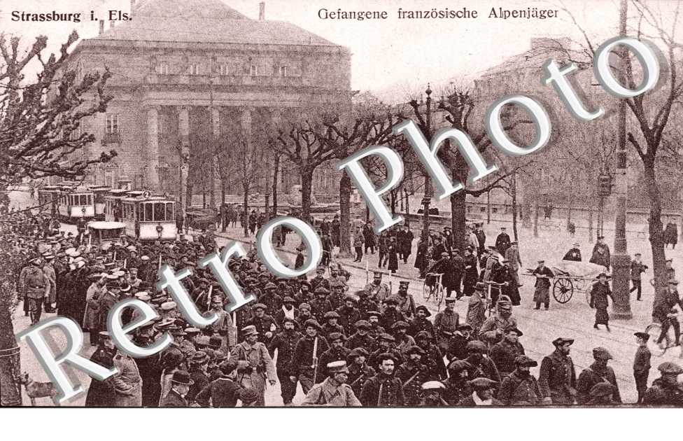 Gefangene franzosische Alpenjager