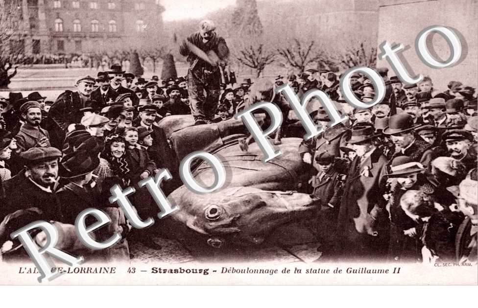 Deboulonnage de la Statue de Guillaume II