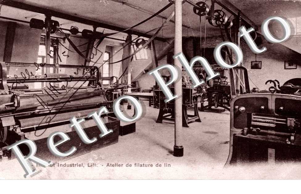 Institut Industriel du Nord, Atelier de Filature de lin