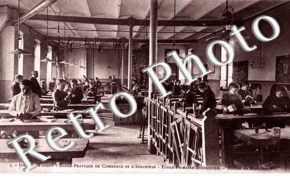 Institut Turgot - ecole pratique de commerce et d'industrie - atelier de menuiserie