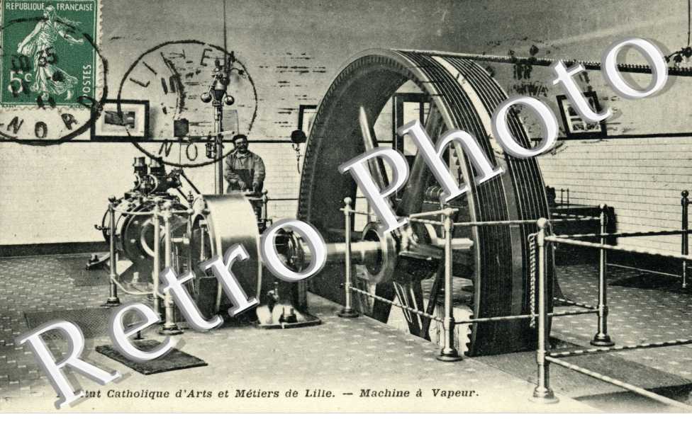Institut catholique d'arts et metiers - machine a vapeur