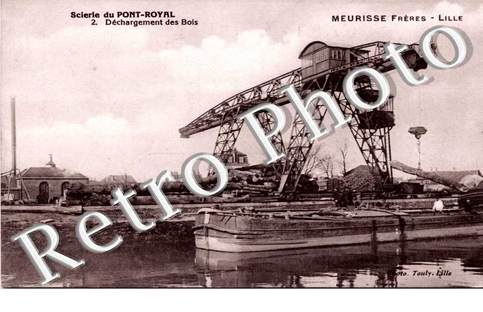 scierie du Pont Royal  dechaergement des bois Meurisse freres