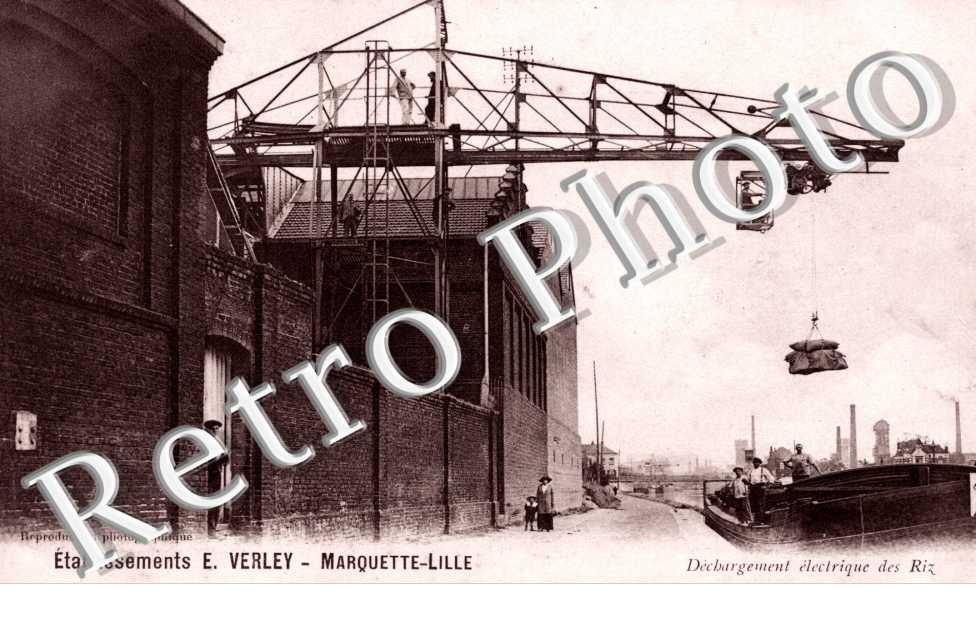 Etablissements E. Verley - Marquette - dechargement electrique des riz